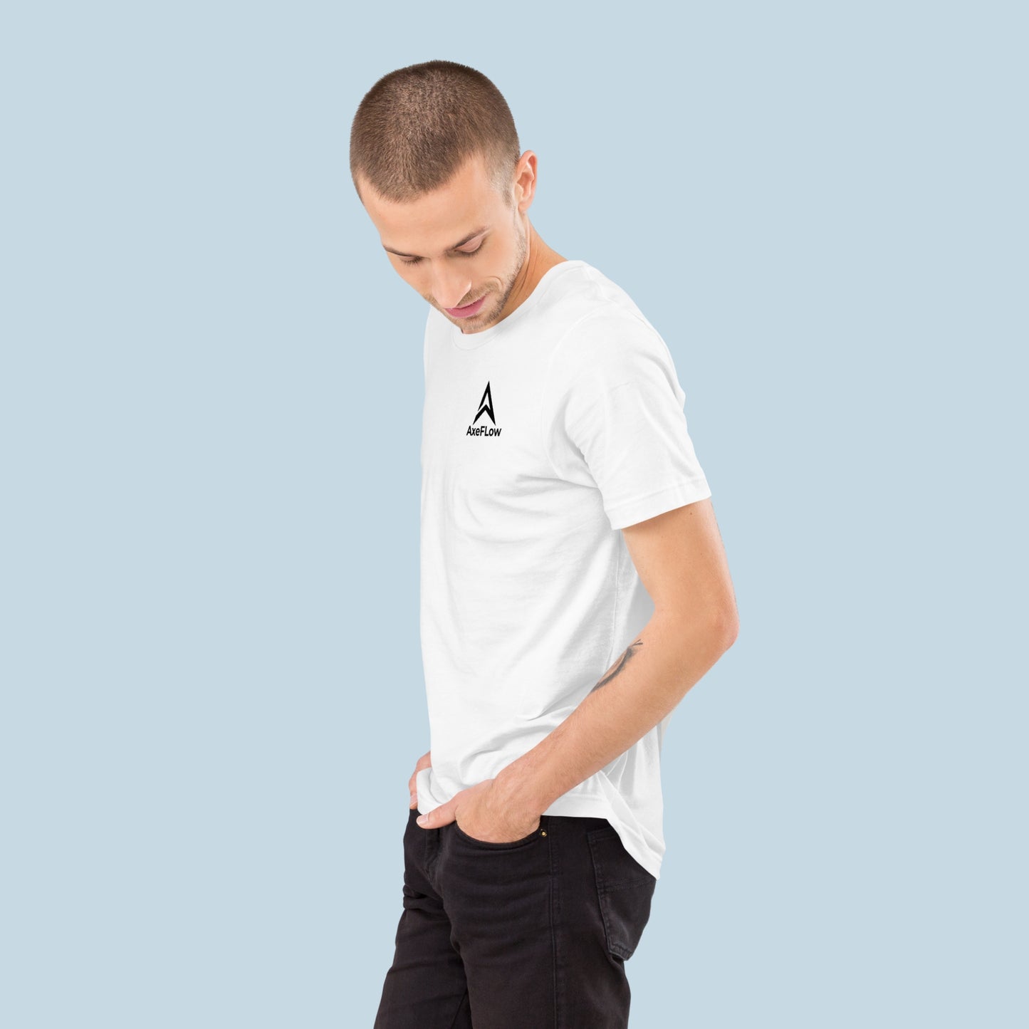 T-shirt phrase Dos (Blanc)