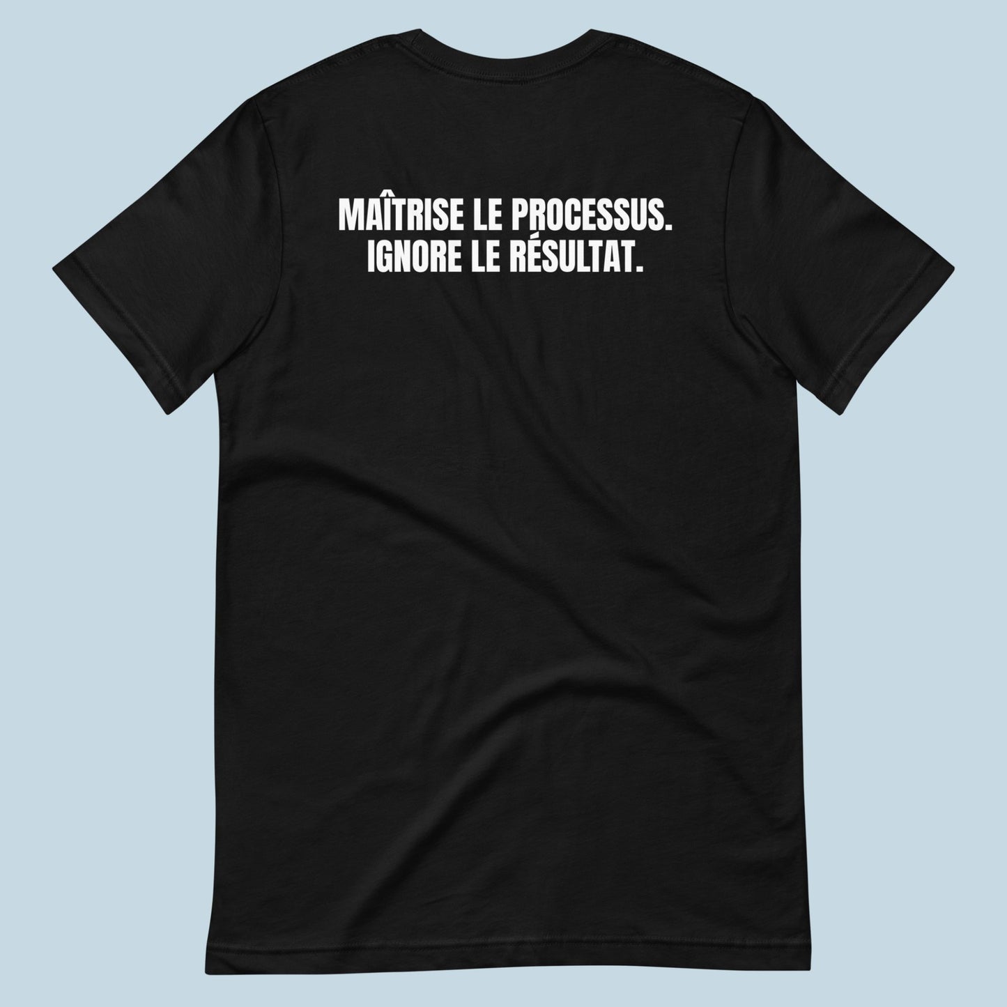 T-shirt phrase Dos (Noir)