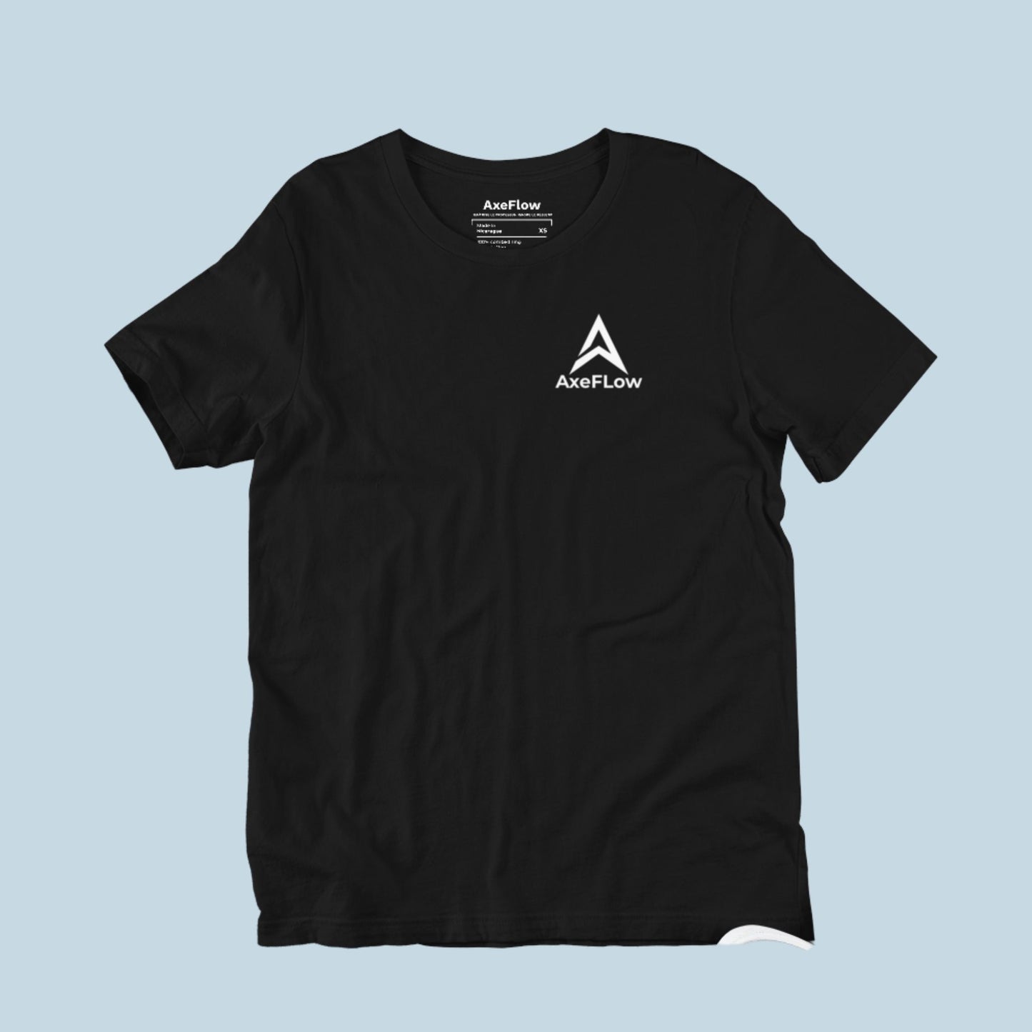 T-shirt phrase Dos (Noir)