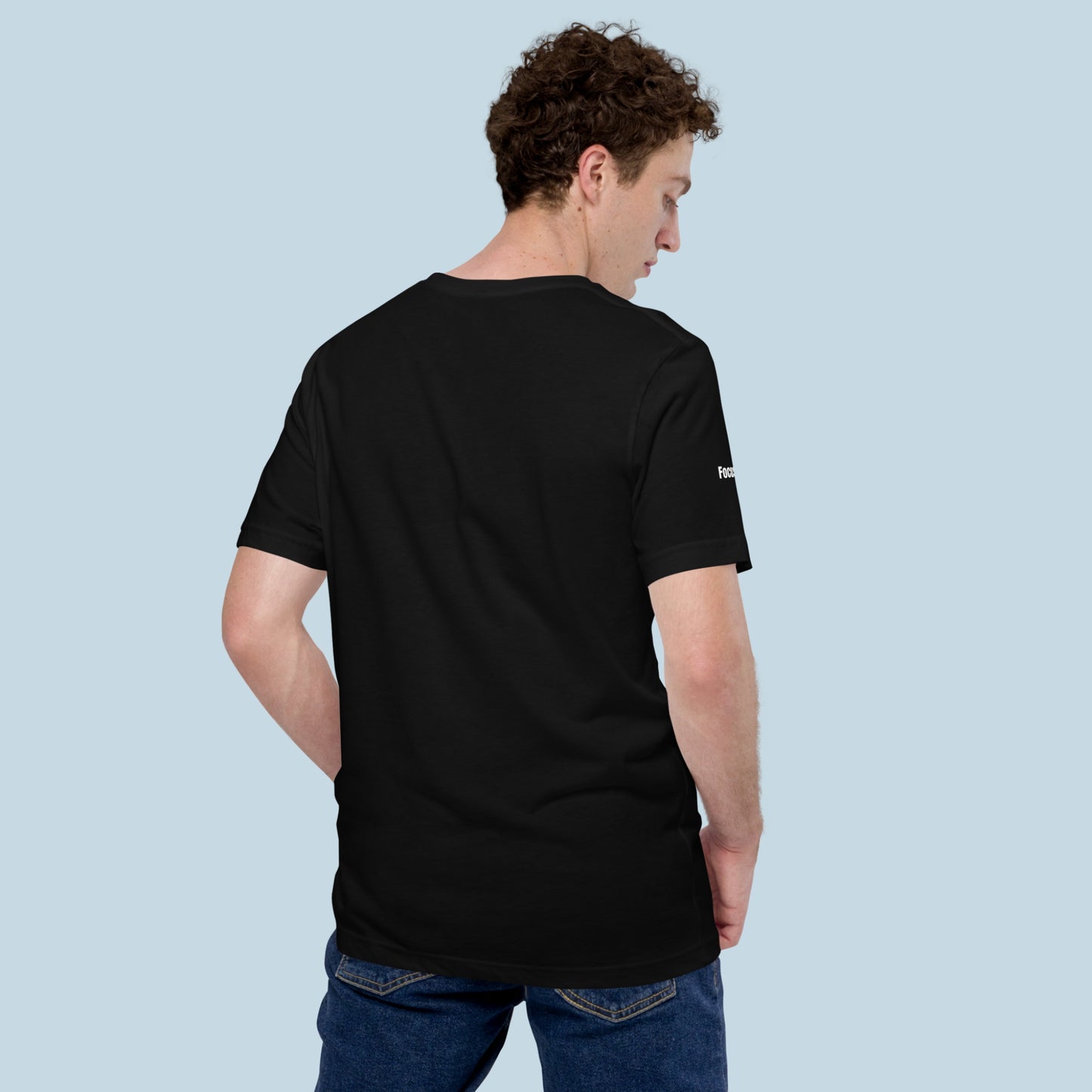 T-shirt AxeFlow ( mots sur les manches ) Noir