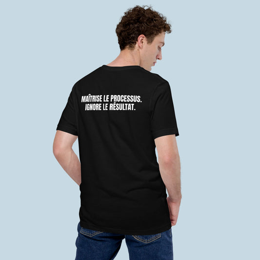T-shirt phrase Dos (Noir)