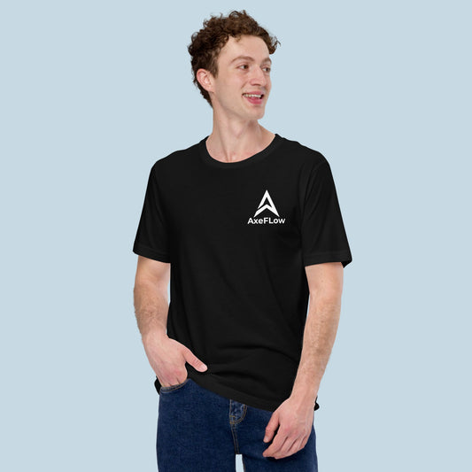 T-shirt phrase Dos (Noir)