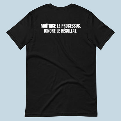 T-shirt phrase Dos (Noir)