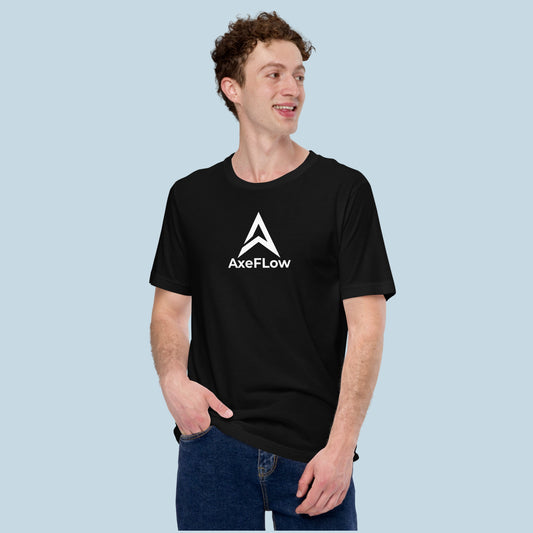 T-shirt AxeFlo ( logo poitrine ) noir