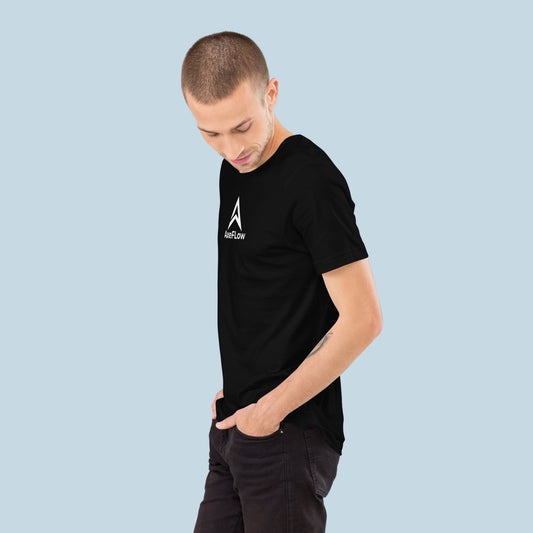T-shirt AxeFlo ( logo poitrine ) noir