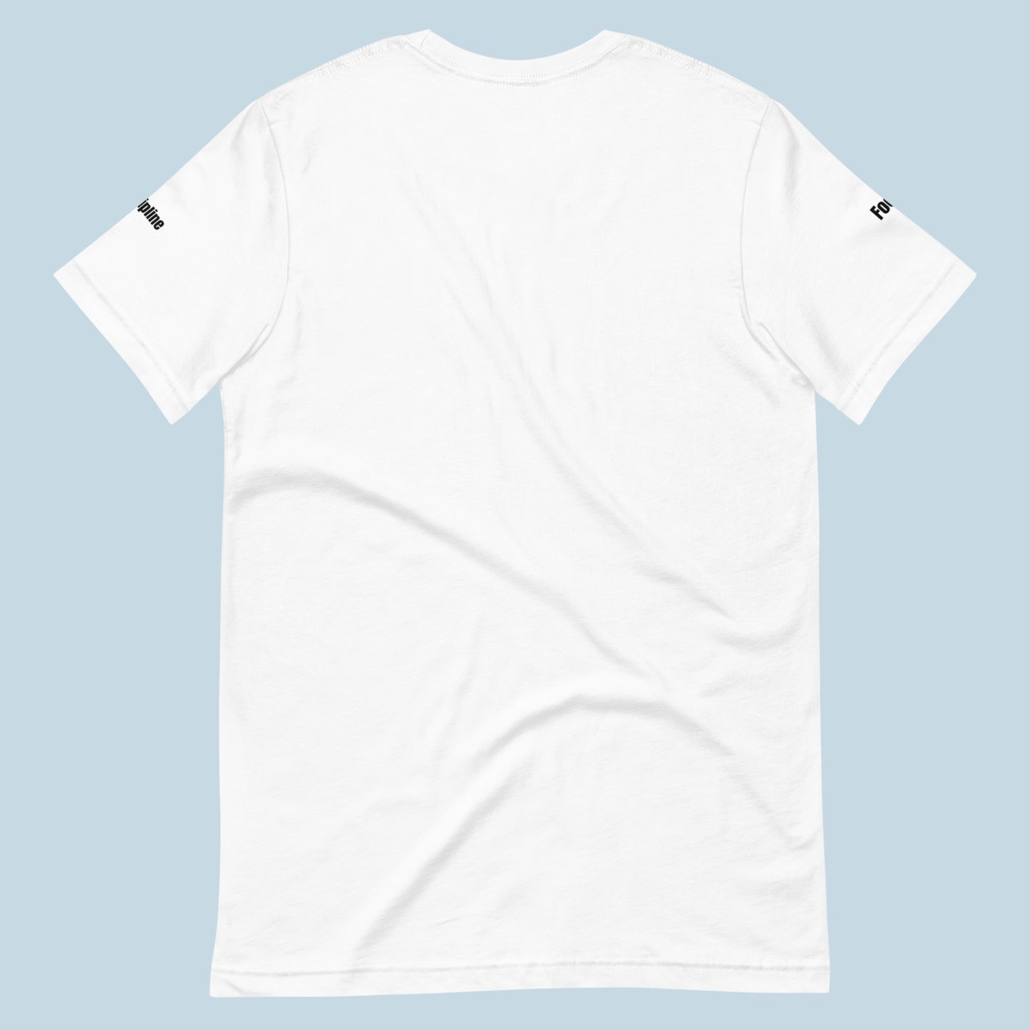 T-shirt AxeFlow ( mots sur les manches  ) Blanc