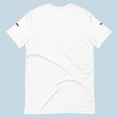 T-shirt AxeFlow ( mots sur les manches  ) Blanc