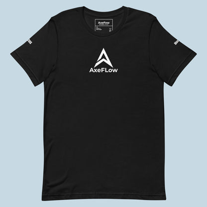T-shirt AxeFlow ( mots sur les manches  ) Noir
